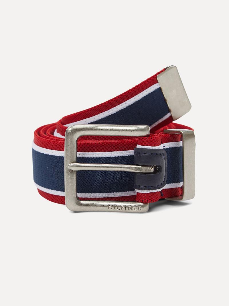 Női Tommy Hilfiger Hilfiger Stripe Stretch BELTS Színes | HU 1502ZUT